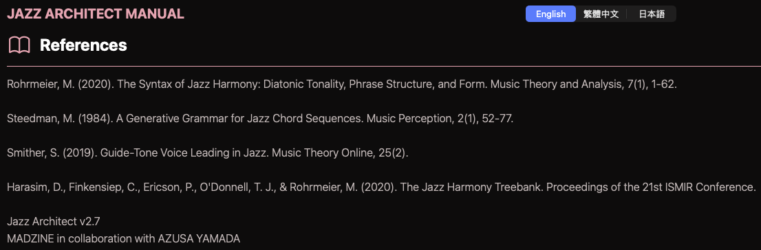 JazzArchitect Research