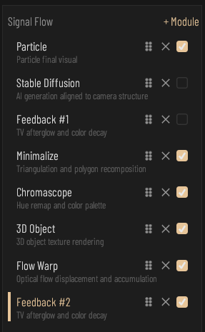 Vision MOD Module Catalog