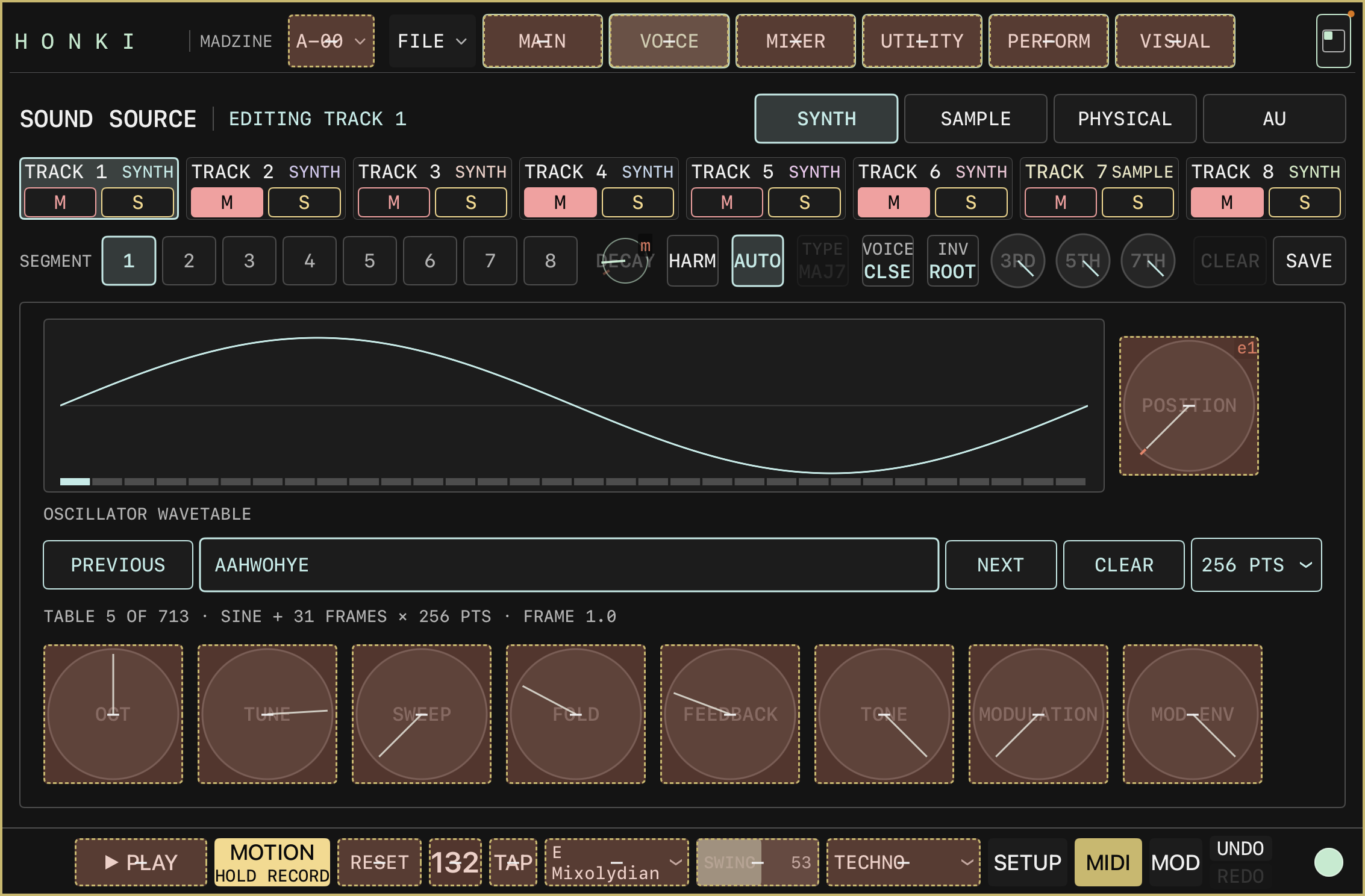 MIDI Learn 開啟