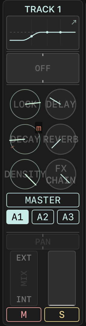 MASTER 與 AUX 鈕